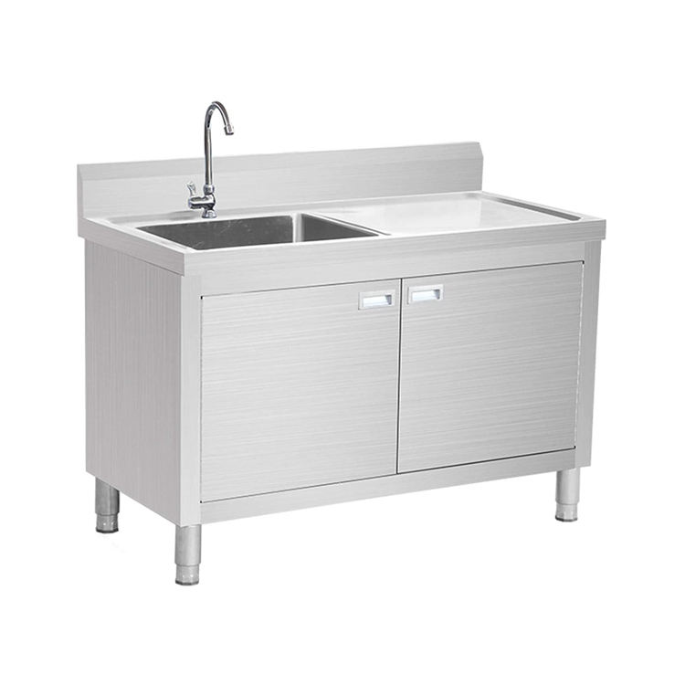 Commercial 3 Compartment Stainless Steel Sink with Drain Board NSF Certified Polished Finish Heavy-Duty Capacity for Restaurants