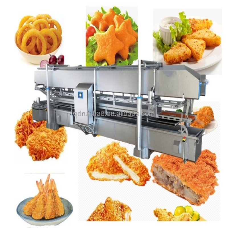 Electric/Gas Heated Continuous Frying machine