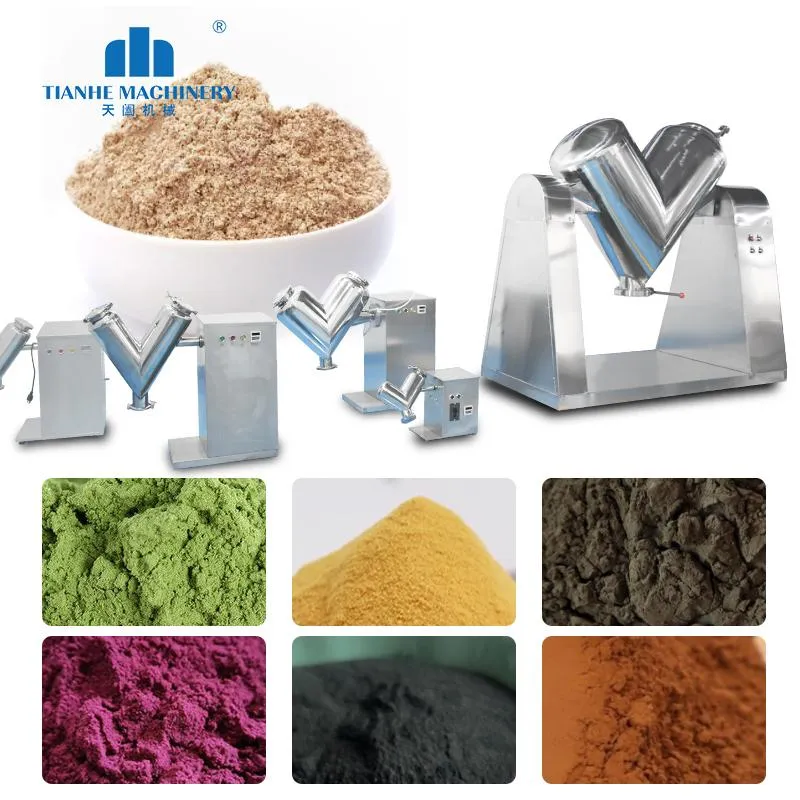 Pharmaceutical Food Dry Powder V-Shape Mixer Machine for Large Volume Production