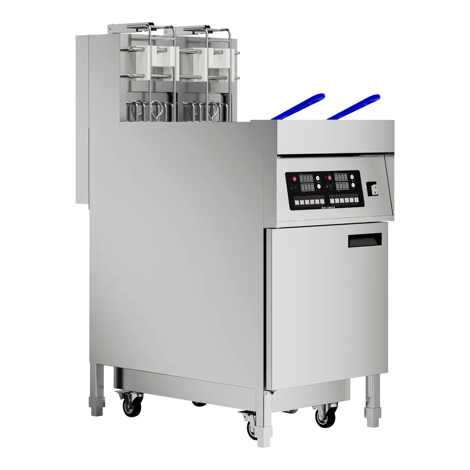 Heavy-Duty Stainless Steel Frying Machine for Oil Cooking