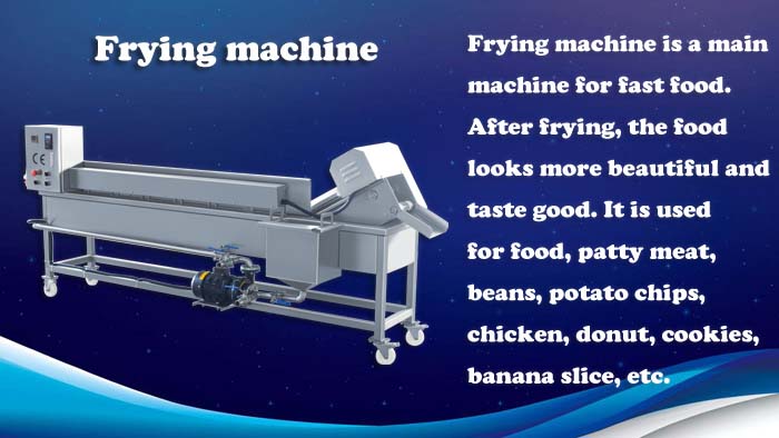 Automatic french fries deep fryer