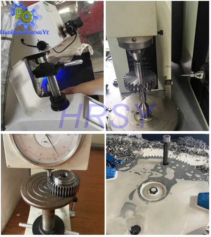 CNC Machine Hot Sale M1.25 Black Steel with Hub Spur Gear
