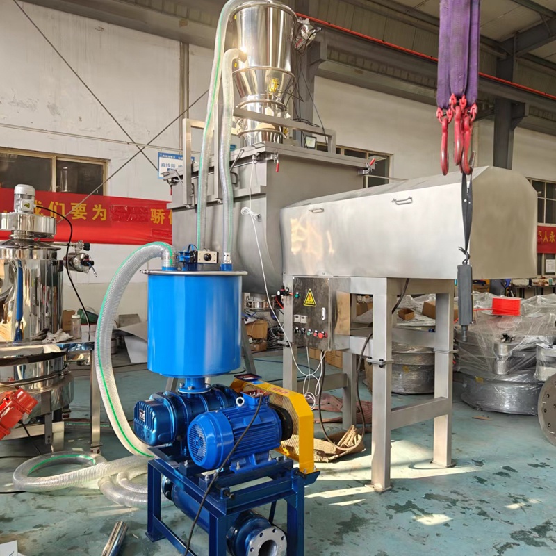 Professionally Mixing Blender Machine Stainless Steel Horizontal High Precise Large Quantities Horizontal Ribbon Mixer