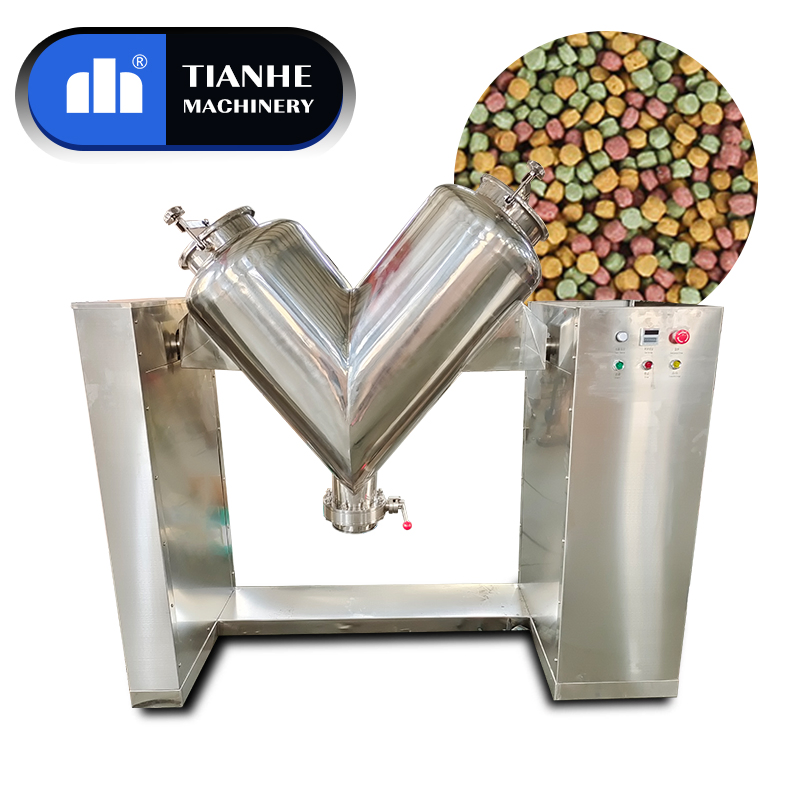 Pharmaceutical Food Dry Powder V-Shape Mixer Machine for Large Volume Production