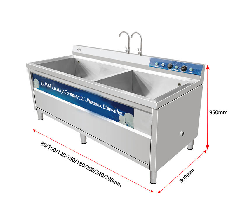 Commercial Dishwasher Ultrasonic Dishwasher Single Slot Double Slot Dishwasher Industrial Cleaning Machine