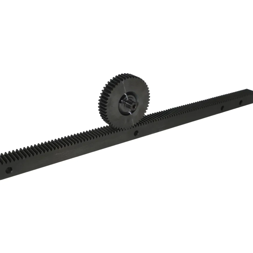 CNC Machine Hot Sale M1.25 Black Steel with Hub Spur Gear