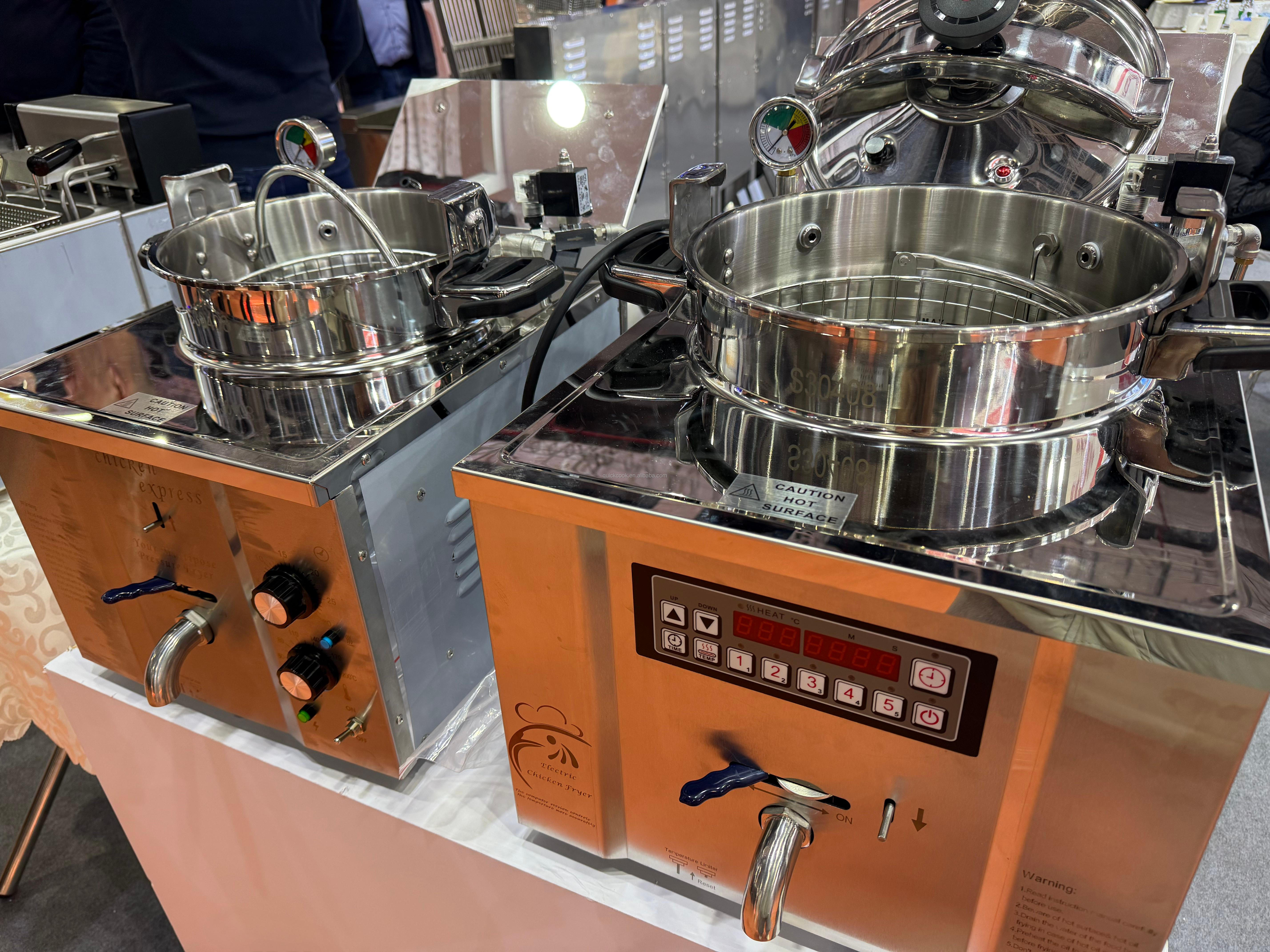 Hot Sell Industrial Deep Fryer Pressure Electric Table Top Commercial Chicken Pressure Fryer