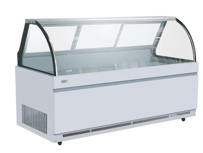 Meat Display Meat Display Freezer Meat Counter Display Refrigerator Butcher Chiller Fish Deep Freezer Single-Temperature CE