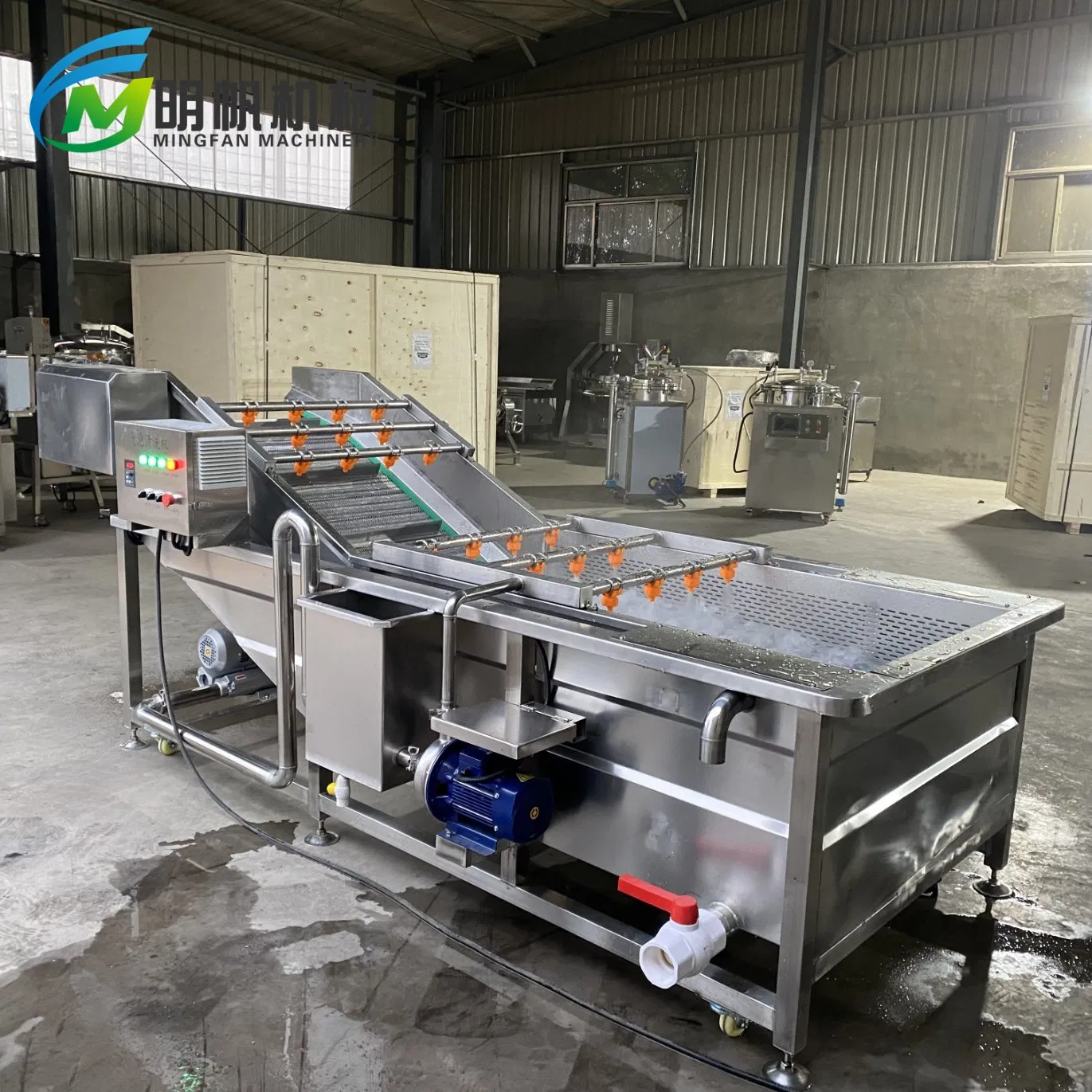Bubble Washing Equipment for Sushi-Grade Fish and Raw Fish Preparation