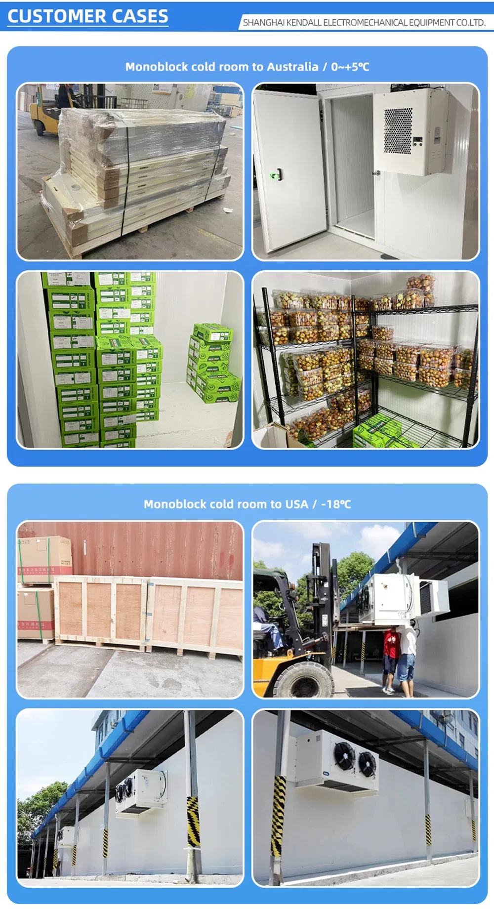 Walk in Cooler Monoblock Unit Condensing Refrigeration Unit