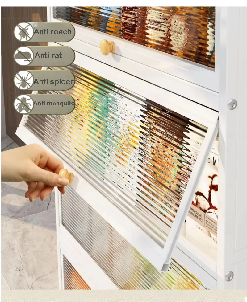 Multi-Layer Floor Storage Rack for Kitchen, Ideal for Dishes, Bowls, Cookware and Cabinet Storage