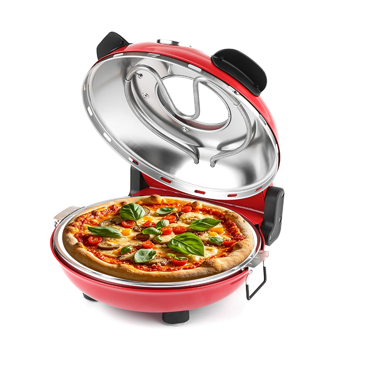 Adjustable Temperature Cooking Pizza Maker with 12 Inch Pan for Napolitana Pizza