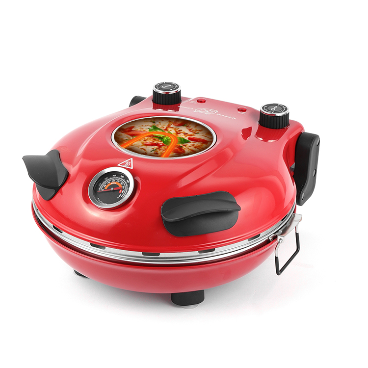 Adjustable Temperature Cooking Pizza Maker with 12 Inch Pan for Napolitana Pizza