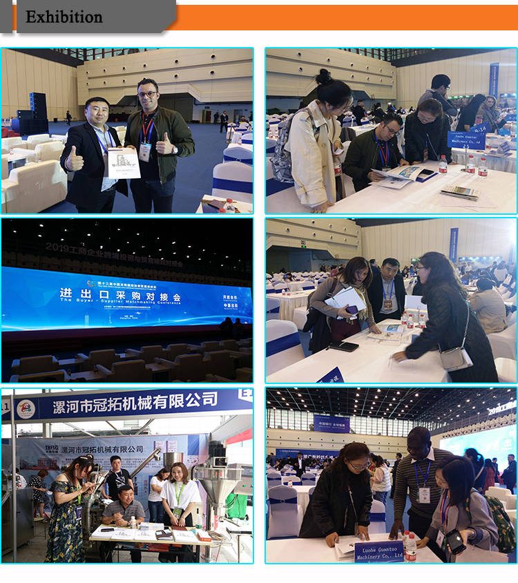 Machinery Exhibition and Client Interaction