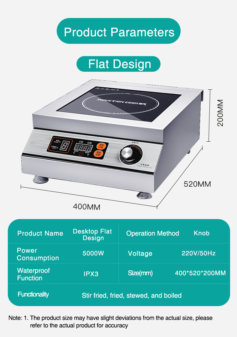 Commercial Heating Coil Induction Cooker