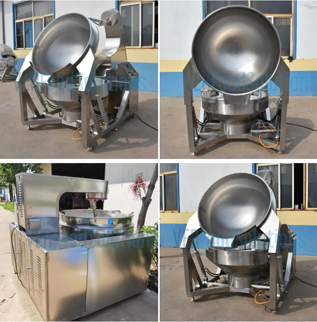 Europe CE Planetary Pot Kitchen Auto Cooking Kettle Boiler Machine for Food Restaurant