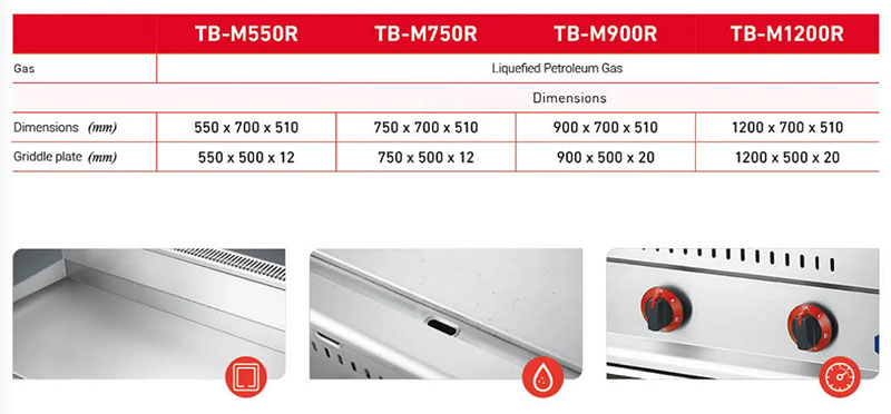 HELAXEN Teppanyaki Cooking Equipment