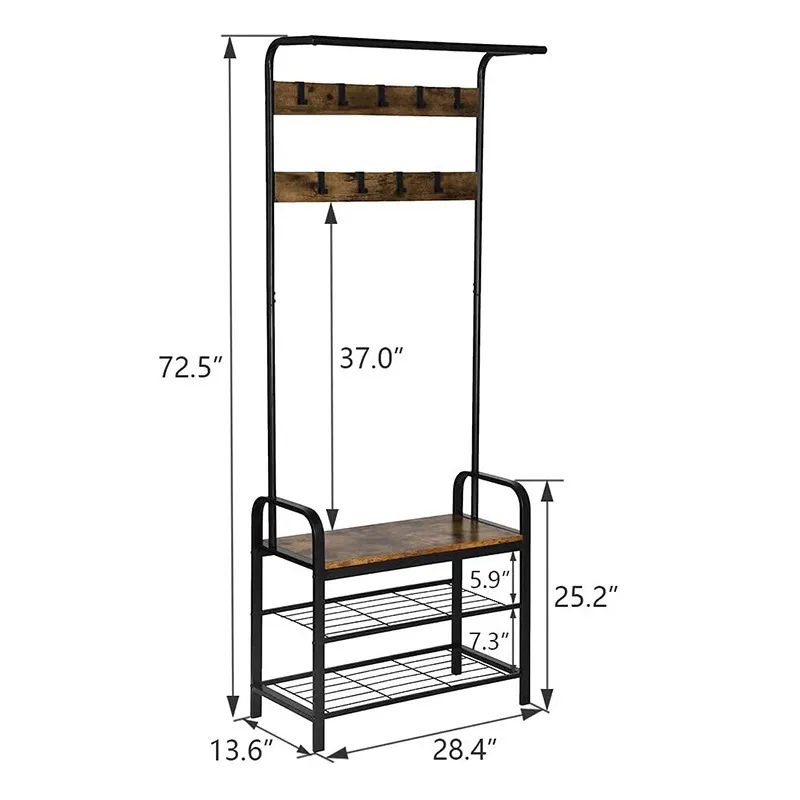 Stylish Wood Fabric Mobile File Cabinet with 3 Drawers