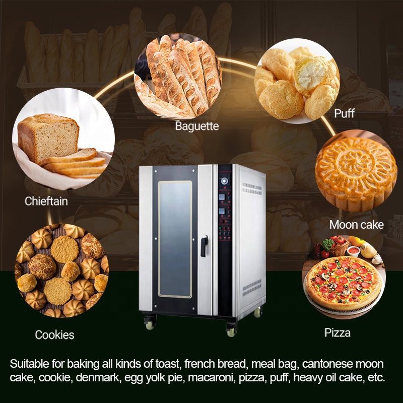 Commercial Convection Bread Cheapest Water Clean Industry Cake Modular Pastry Oven With Digital Contrils
