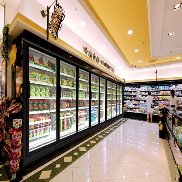 Vegetable Chiller Fruit Refrigerated Counter/Half Tall Refrigerator and Freezer