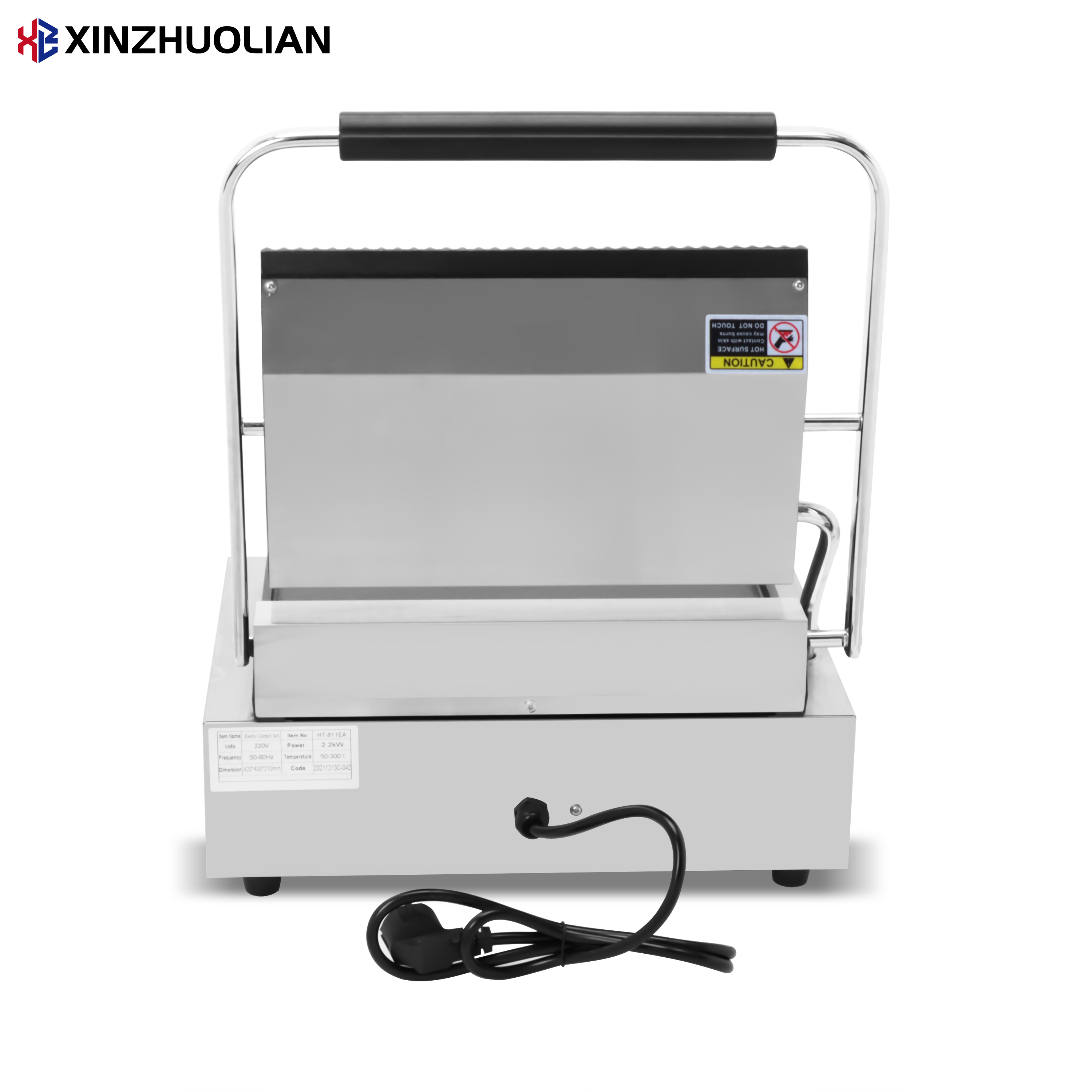 Stainless Steel Flat Top Gas Plancha Hot Plate BBQ Griddle Electric Grill Pan 2.2KW 110V/220V Wide