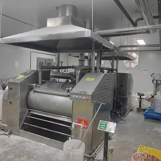 304 Stainless Steel Shrimp Strips Steamer & Cake Boiler - High-Capacity Snack Cooking Equipment