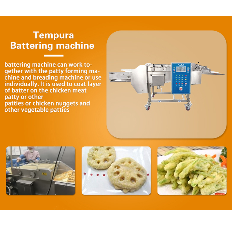 Chicken Nugget Frying Line Cutlet Maker Making Machine Chicken Nugget Deep Fry Machine With Conveyor