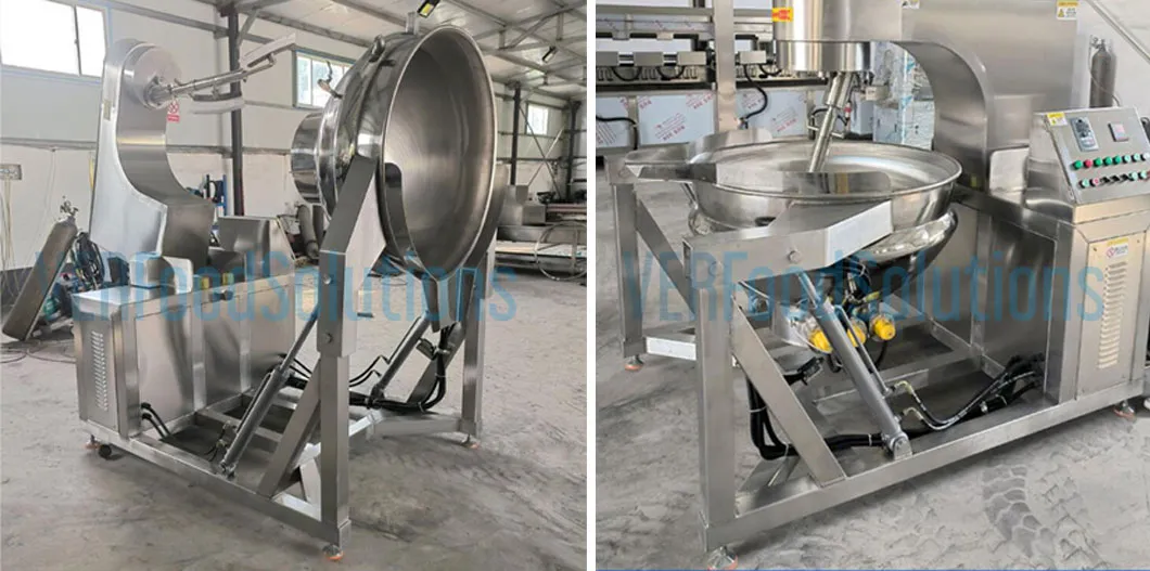 Heavy-Duty Mango Jam/ Cheese Sauce Planetary Cooking Mixer Boiler Machine with CE