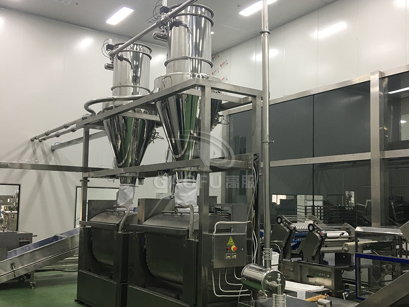 Automatic Powder Feeding System Flour to Dough Mixer Machine Dust-free Feeding Online Sieving Conveying Food Customized Price