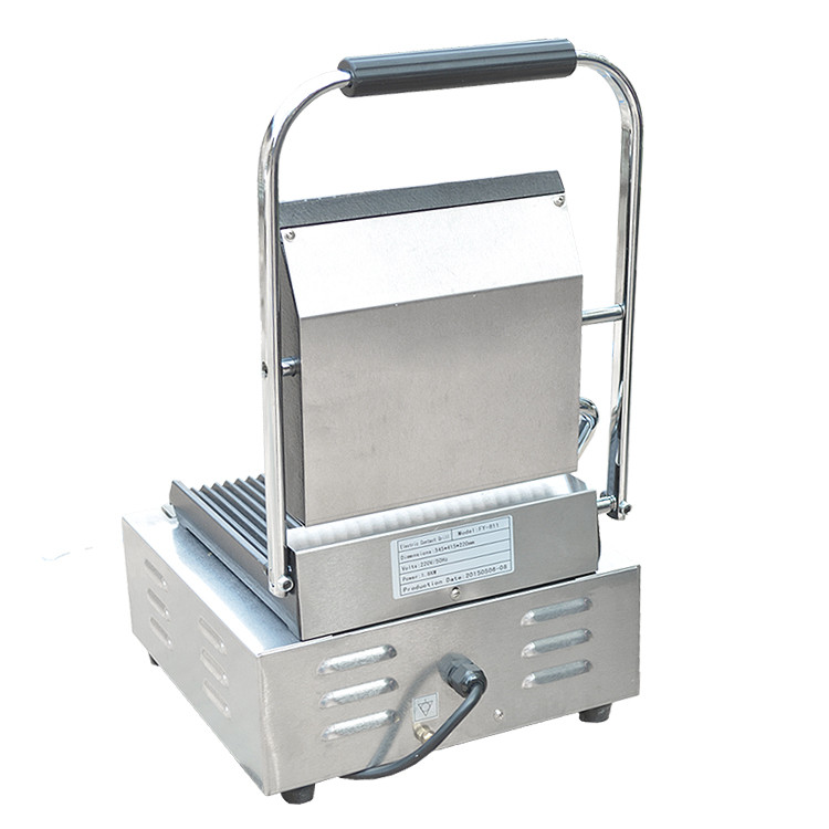 Professional Electric Griller Commercial Griddle Machine Single Full Flat Plate Panini Contact Grill for Sale