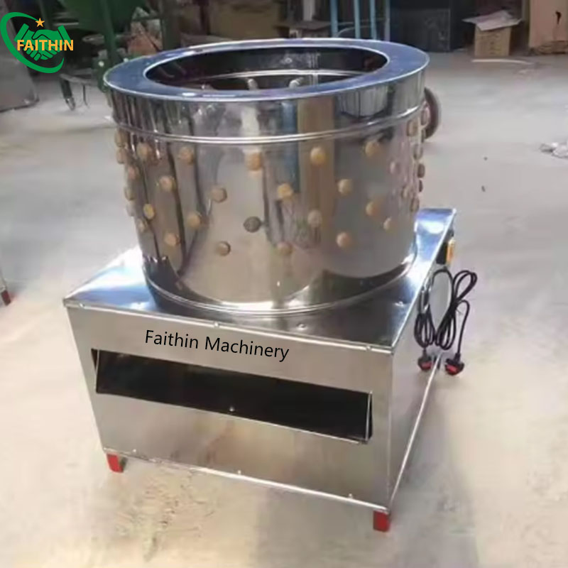 Poultry Plucking Machine Easy to Operate Farm Use Slaughter Equipment Chicken Duck Feather Remover Rubber