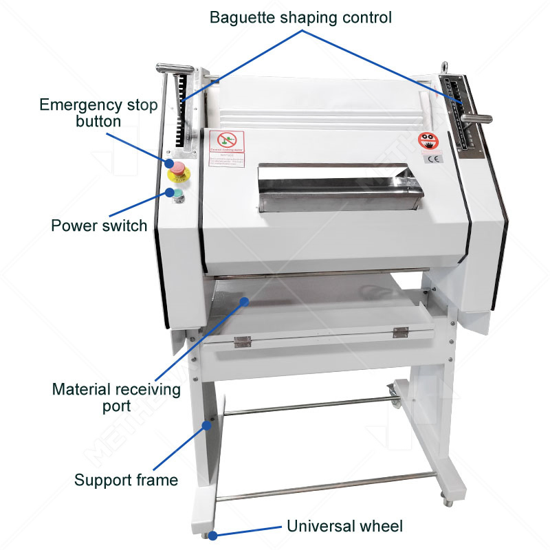 French Baguette Bread Moulder Electrical Wand Bakery Production Line Price Equipment for Sale