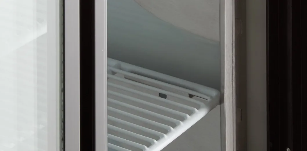 Adjustable heavy-duty PVC coated shelves