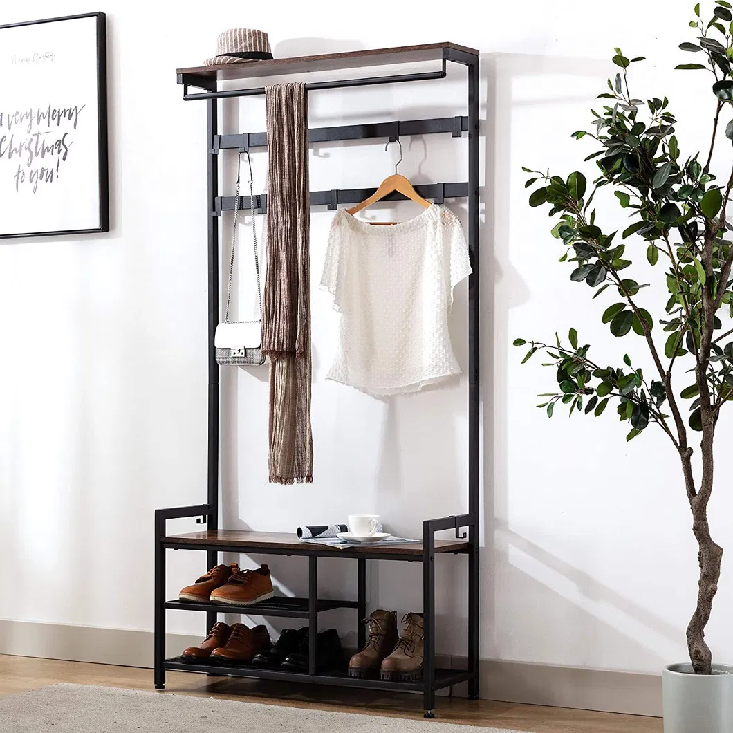 Stylish Wood Fabric Mobile File Cabinet with 3 Drawers