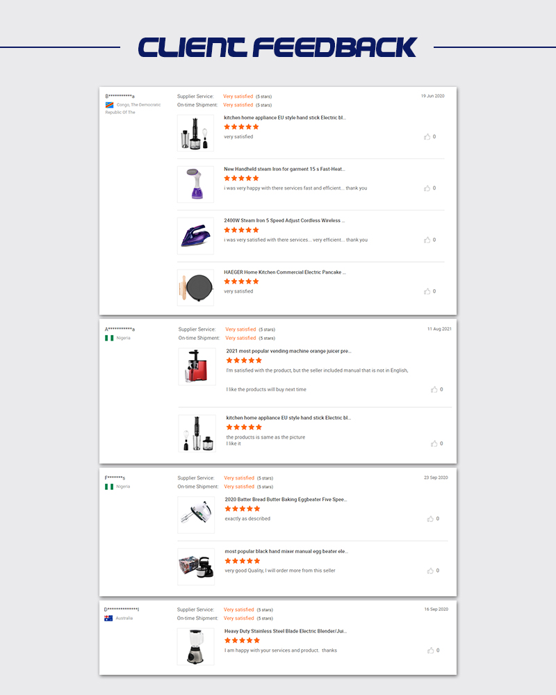 Customer Feedbacks