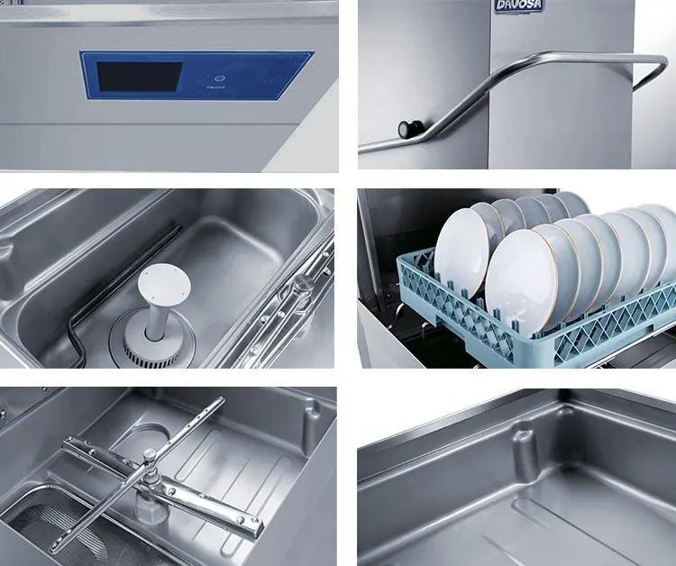 Commercial Grade Industrial Stainless Steel 304 Automatic Dish Washer Machine for Restaurant Hotel Kitchens