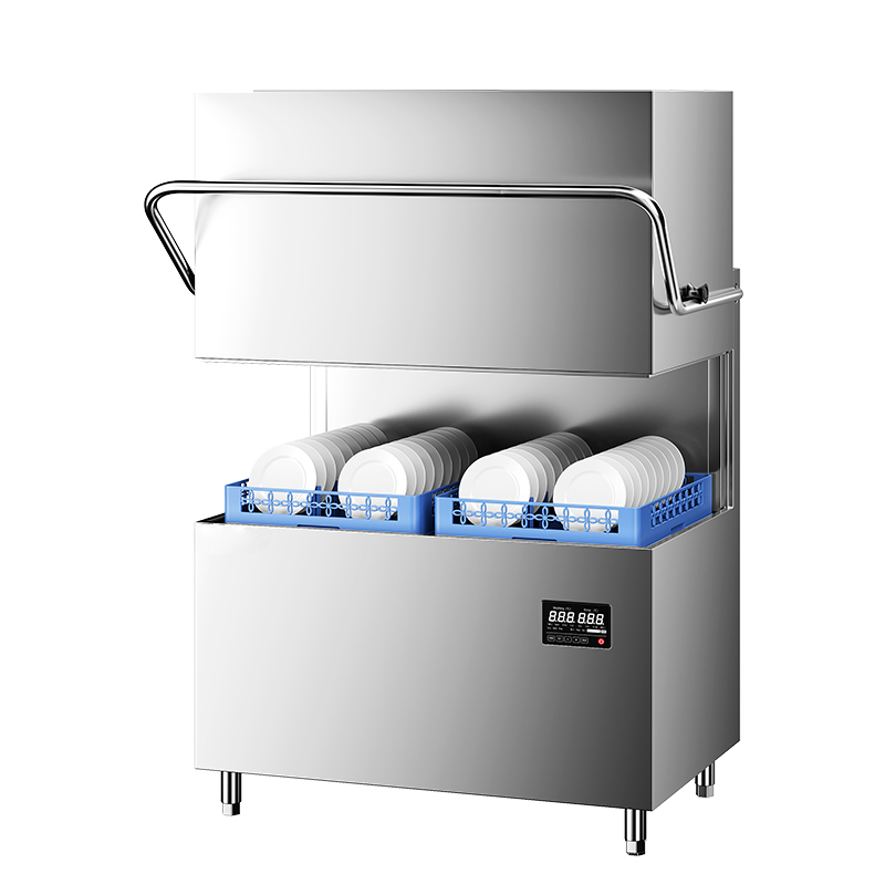 Commercial Fully Automatic Electric Dishwasher Stainless Steel Cup Cleaning and Sterilizing Machine for Large Kitchens