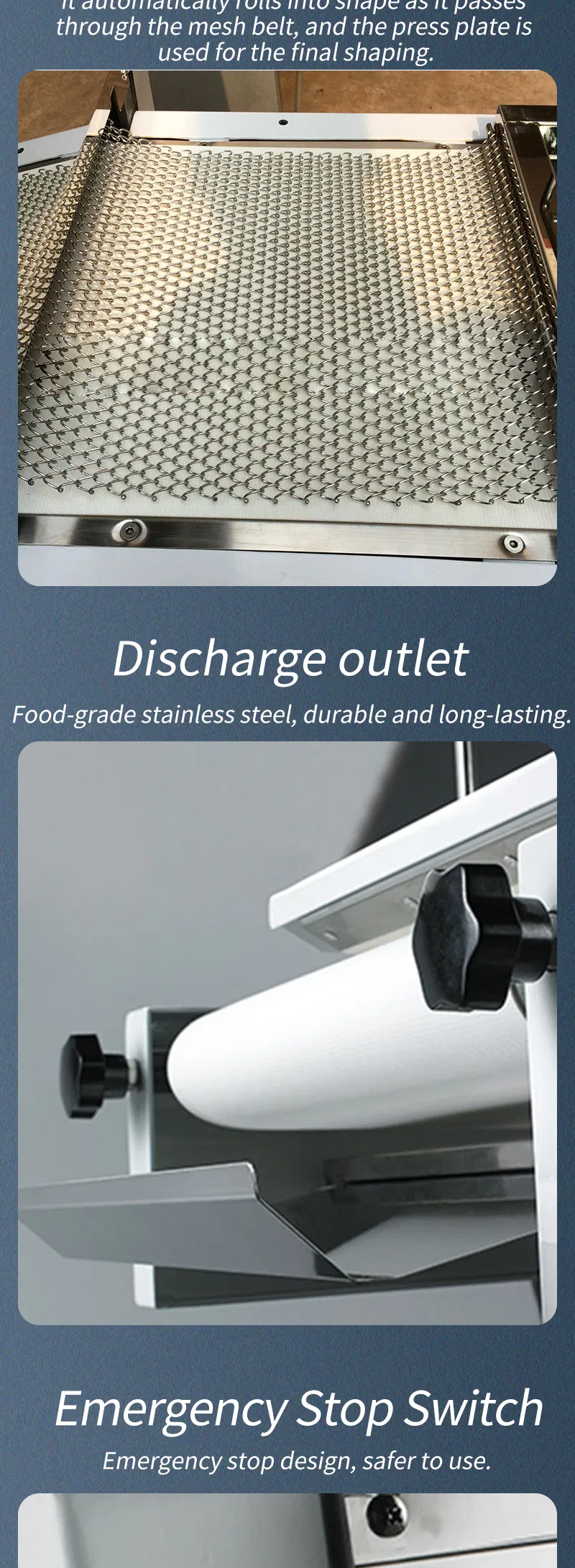 Baking Equipment for Dough Processing Making Toast Buns Bread Toast Shaping Machine