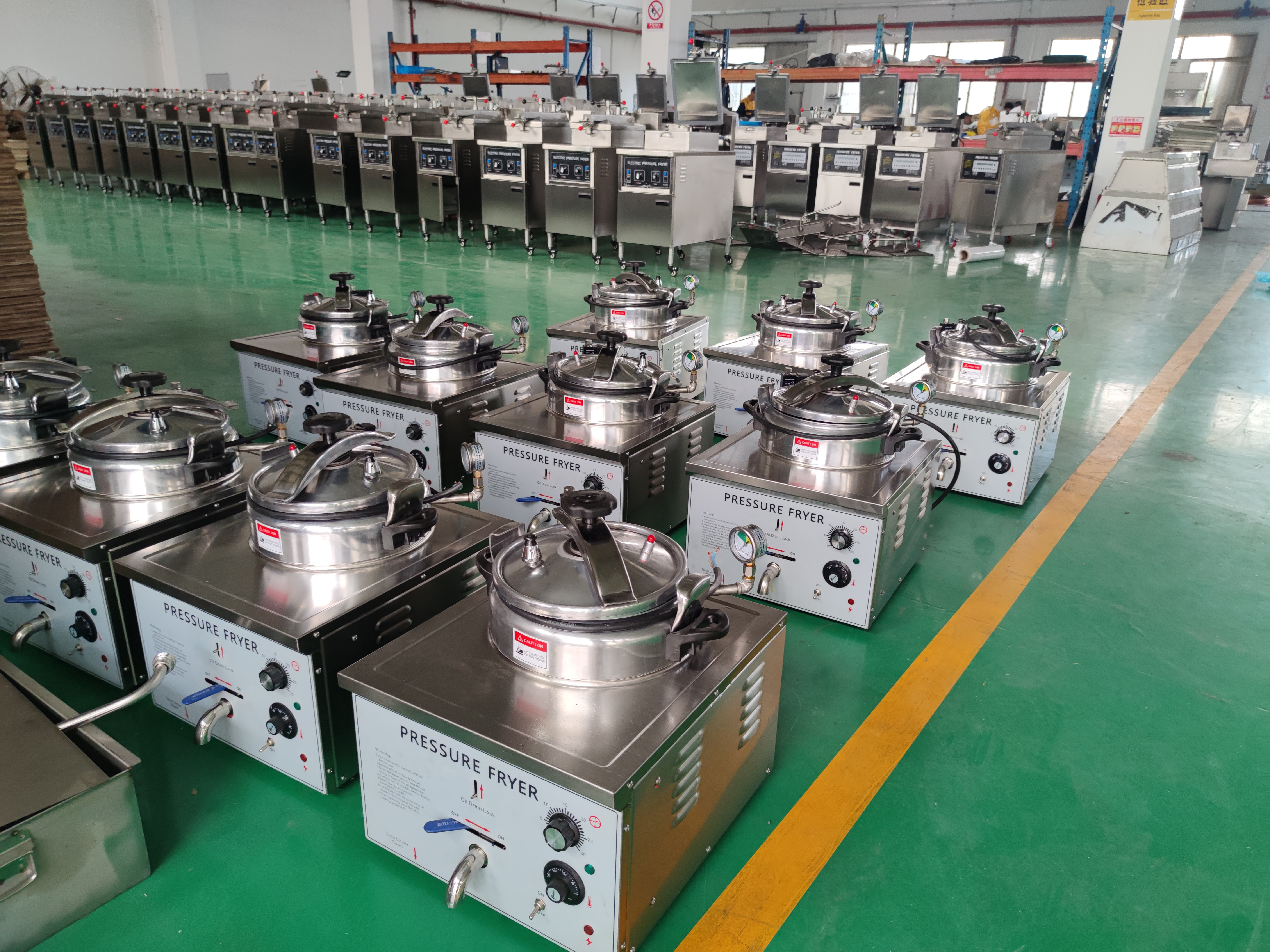 Table Top Electric KFC Chicken Frying Machine Pressure Fryer Broasted Chicken Fryer