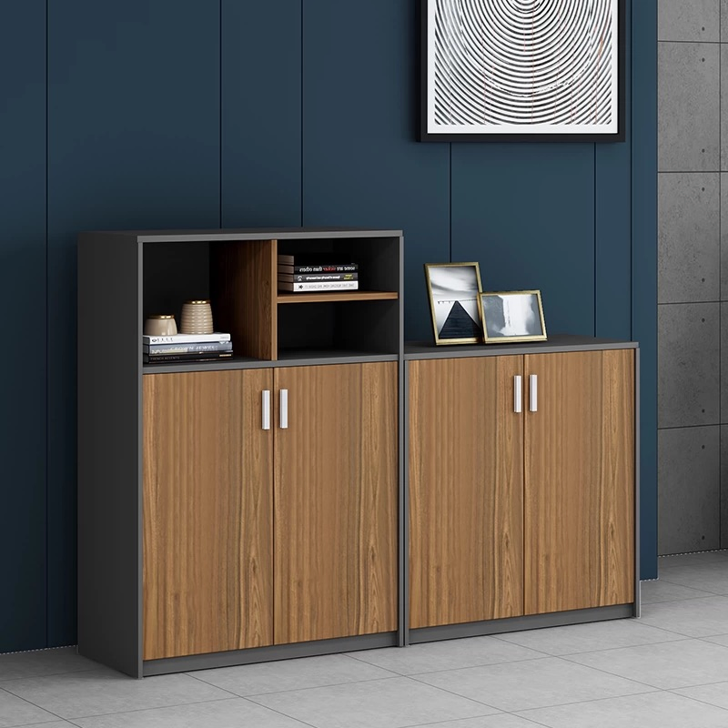 Modern Wooden Locking Office Low Mobile File Cabinet Factory Direct Workstation Dividers Table School Gym Workshop Home Office