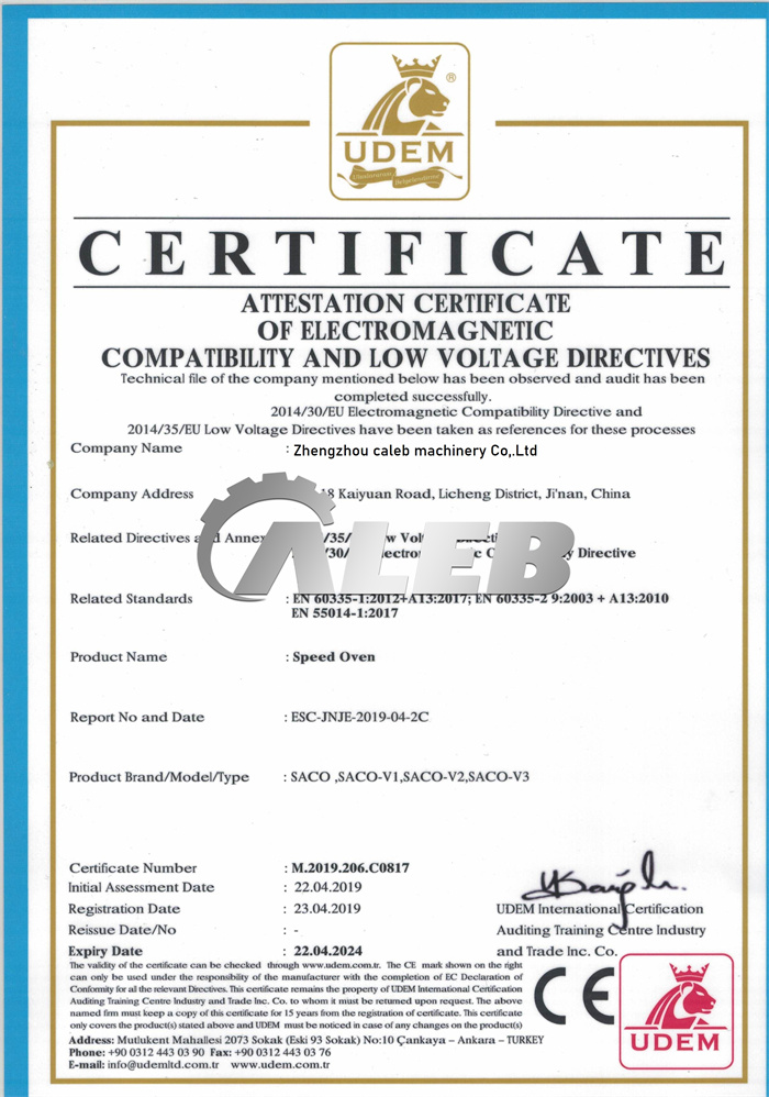 Inspection certification report
