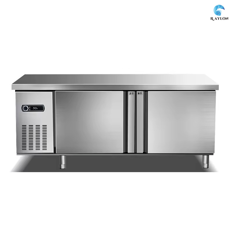 Stainless Steel Refrigerated Worktable Undercounter Fridge for Food Prep