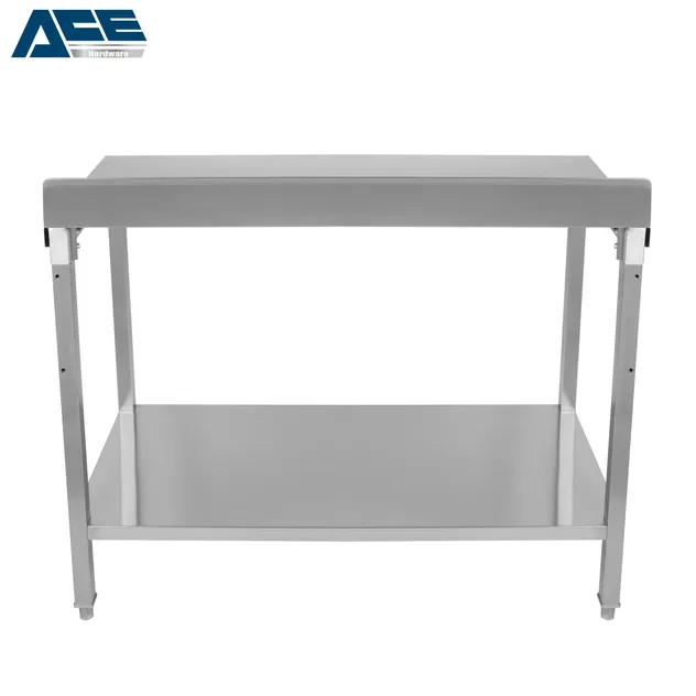 Commercial Kitchen Stainless Steel Work Table Multi-Models Food Prep Bench