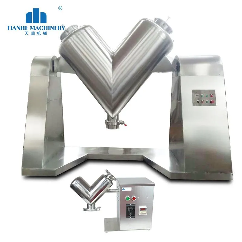 Pharmaceutical Food Dry Powder V-Shape Mixer Machine for Large Volume Production