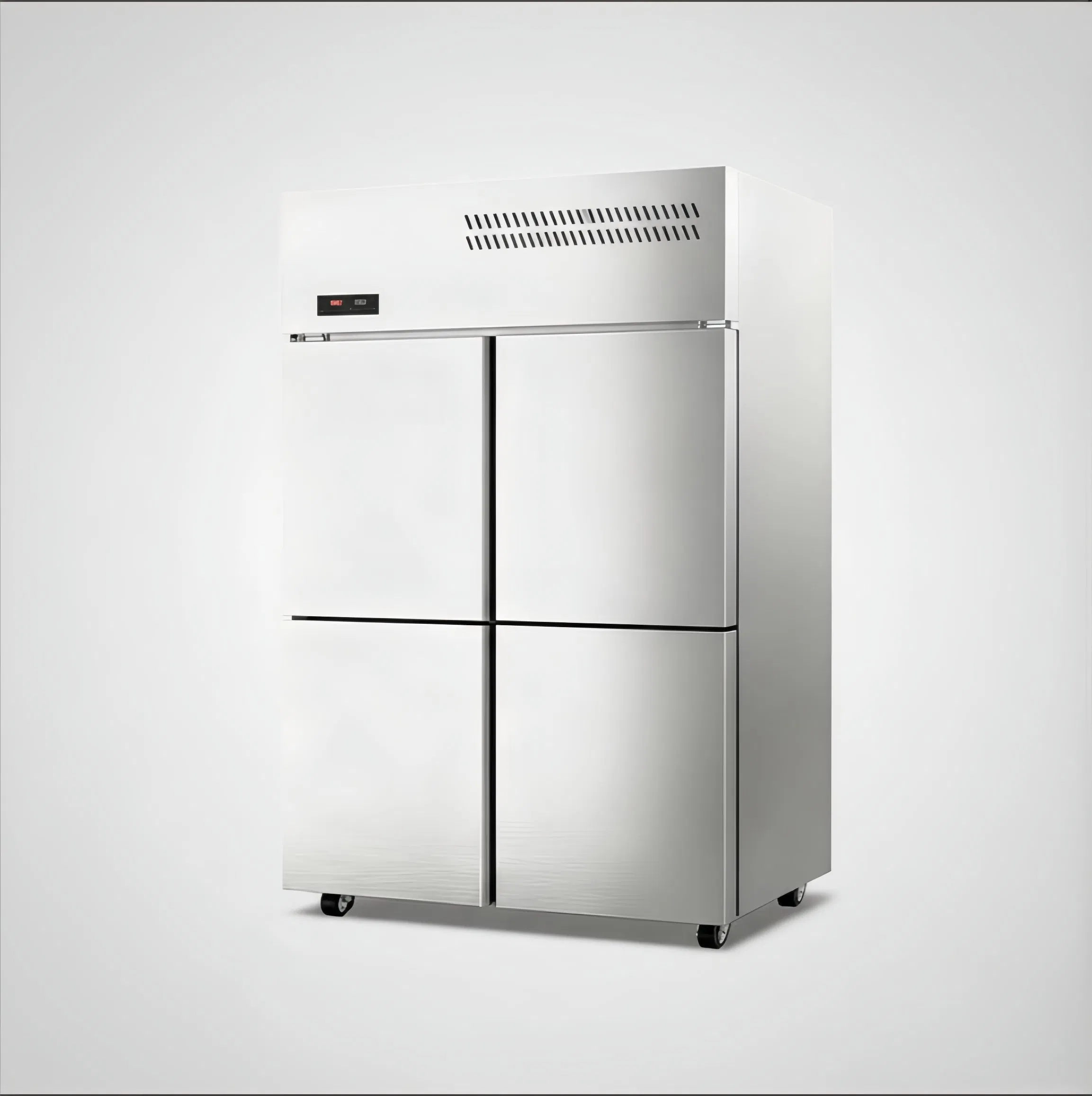 Commercial Catering Undercounter Refrigerator Stainless Steel Prep Worktable