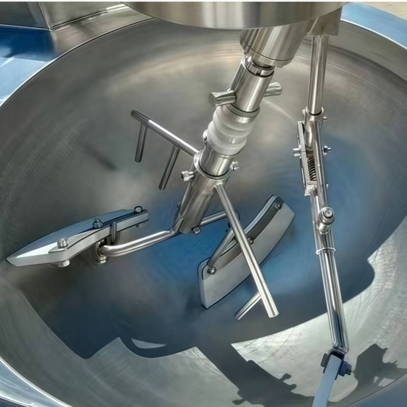 Industrial 100 200 300 Liter Automatic Cooking Machine Steam Soup Caramel Sauce Cooking Boiler Electric Jacketed Kettle