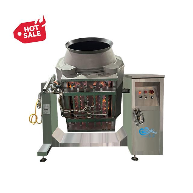 Gas Heating Cooking Machine Robot Automatic Hotel Cooking Pot with Mixer