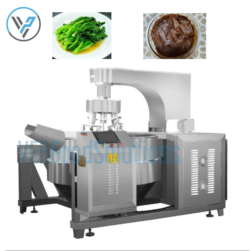 Automatic Industrial China Origin Sauce Porridge Planetary Jacketed Kettle Boiler Machine with Auto Stirrer