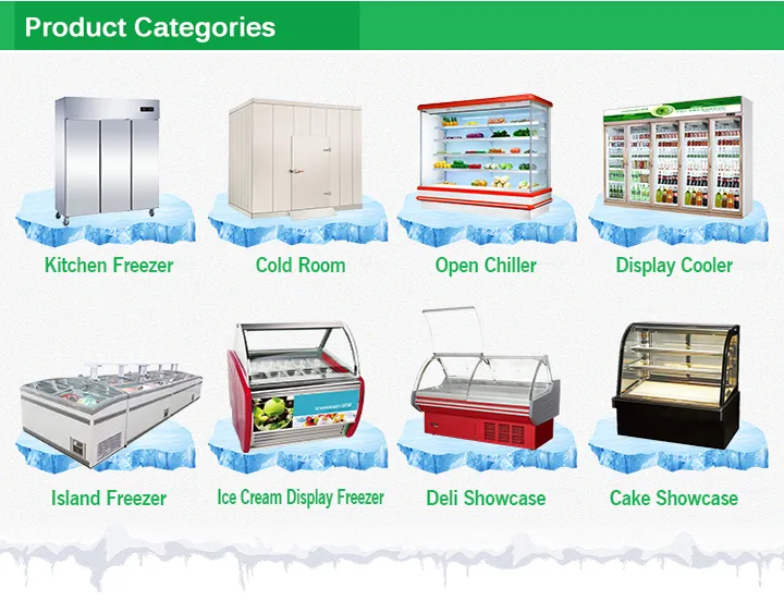 Good Quality Ice Freezer Table for Fish Seafood Butchery Display Chillers Counter