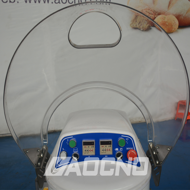 High Capacity Double Speed Stainless Spiral Dough Kneading Flour Processing Mixer Bakery Equipment